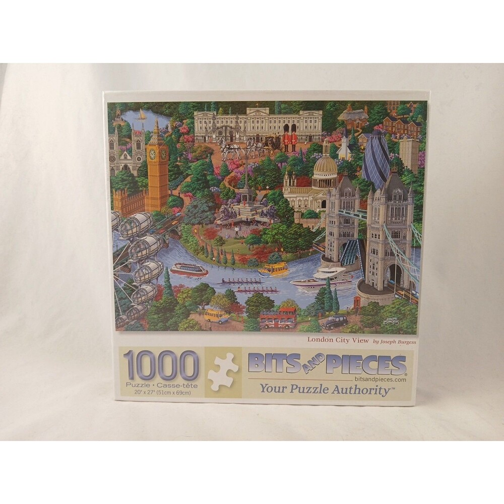 Bits and Pieces 1000 Piece Jigsaw Puzzle-London City View-NEW/SEALED!